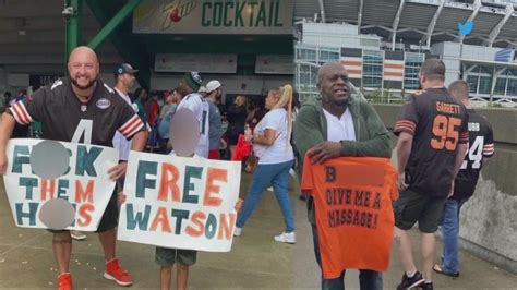 Controversial t-shirts, posters seen at Browns preseason game | wkyc.com