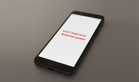 Image result for Cannot Load Android System Warning