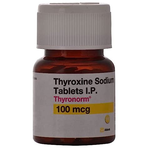 Thyronorm 100 - Bottle of 120 Tablets : Amazon.in: Health & Personal Care