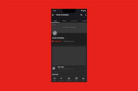 Free Stylized Youtube Channel Mockup (PSD)