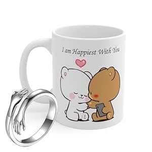 Buy V Kraft Special Combo Love Quote Printed Coffee Mug and Metal ...