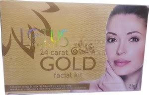 LOTUS HERBALS 24 Carat Gold Facial Kit - Price in India, Buy LOTUS ...