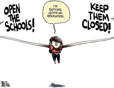 Editorial cartoons for Aug. 9, 2020: Back to school, coronavirus math ...