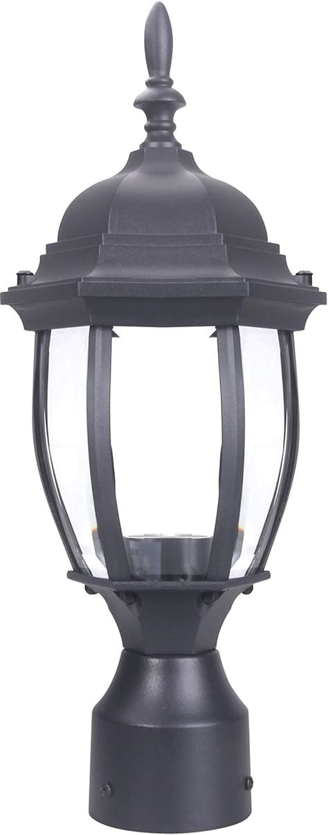 Buy LIT-PaTH Outdoor Post Light Pole Lantern Lighting Fixture with One ...