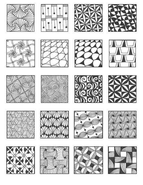 Image result for Simple Zendoodle Grid Patterns