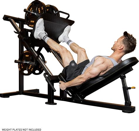 Powertec Leg Press Machine, Black - Professional Exercise Equipment for Home Gym - Heavy Duty ...