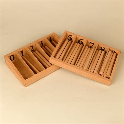 Playbox Montessori Wooden Spindle Box | Early Learning Educational Toy ...