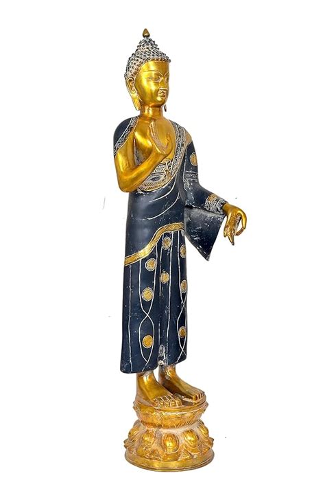 Brass Gautama Buddha in Hinduism Buddha Idol Statue Showpiece Gift Gif ...