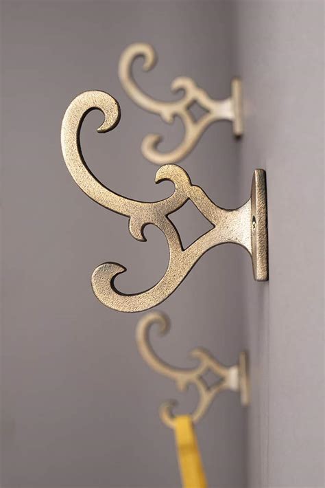 Buy CASADECOR Scrollwork Design Wall Mounted Single Hook Hangers ...
