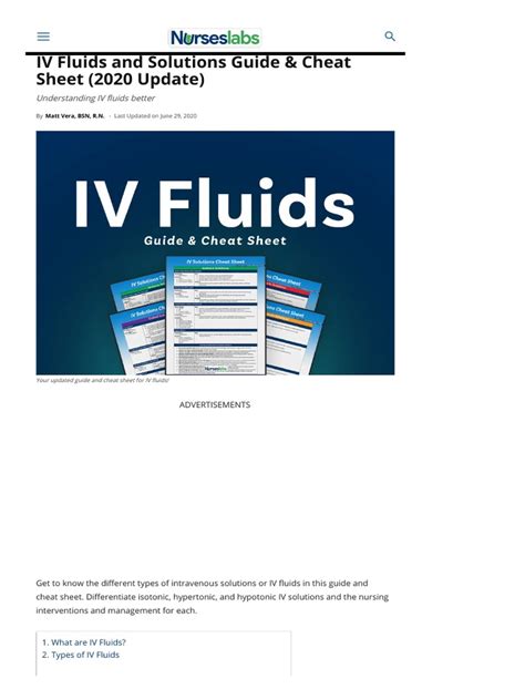 Image result for IV Fluids for Beginners