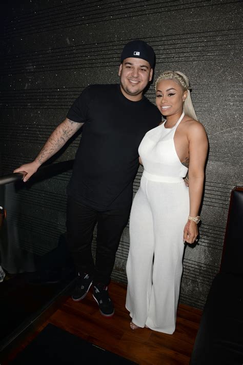 Photo : Blac Chyna, enceinte et son fiancé Rob Kardashian fêtent son ...