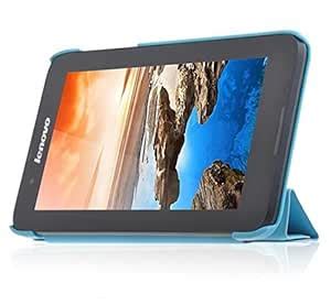 Elite Smart Flip Case Cover for Lenovo A3300 A7-30 7" Tab Tablet (Blue ...