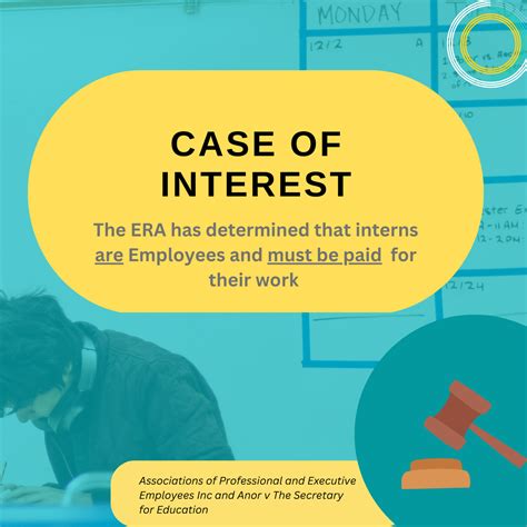 Are interns employees? ERA determination