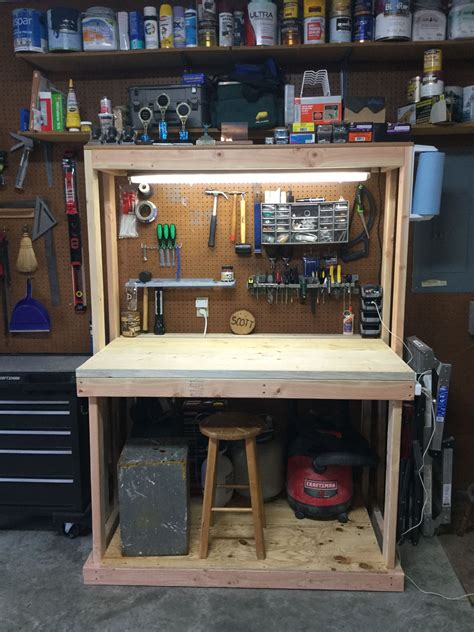Image result for Small Garage Workbench