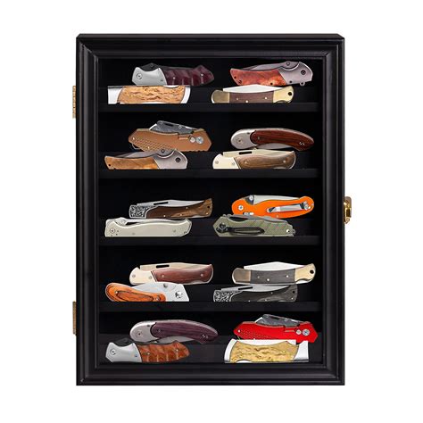 Amazon.com: Pocket Knife Display Case for Wall Knife Collection Display ...