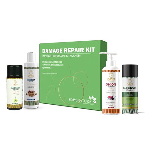 Ayurvedic Hair Damage Repair Kit | 7Days Natural