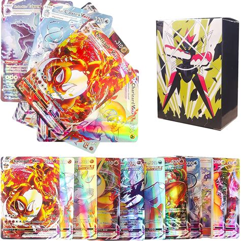 Dhyyds 100 Shiny Vmax Cards Unofficial Card Flash Card Funny ...