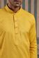 Buy Yellow Color Plain Kurta Pajama for Men Online | Cityvibes