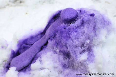 Snow Volcano Science Experiment 的图像结果