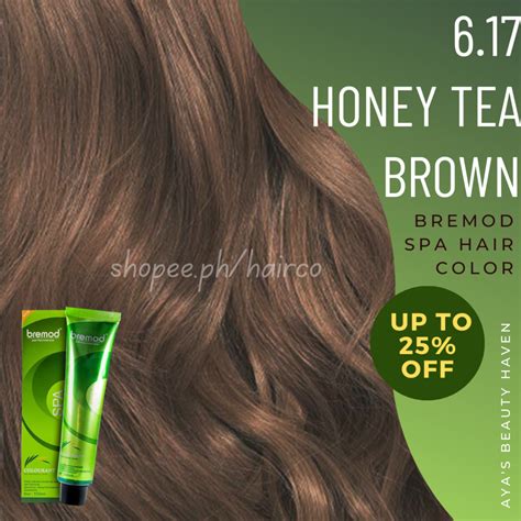 Honey Tea Brown 6.17 Hair Color Spa 100ml | Shopee Philippines