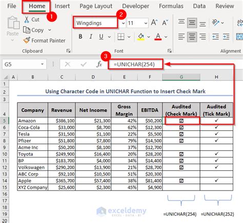 Image result for Check Mark Character Code Excel