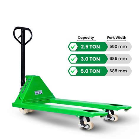 Pronix Hand Pallet Truck 5 Ton With Fork Length 1210x685mm PNXPT-50 ...