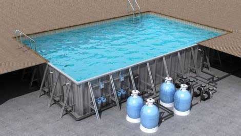 钢结构游泳池的安装过程竟如此简单快捷！！！