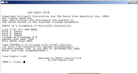 IDLE - Lisa Emulator download for Windows