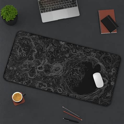 Buy Moon Topographic Map Lunar Space Art Desk Mat Online in India - Etsy