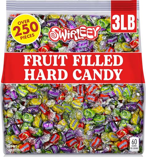 Amazon.com : Fruit Filled Hard Candy - 3 Pounds - Assorted Fruit ...