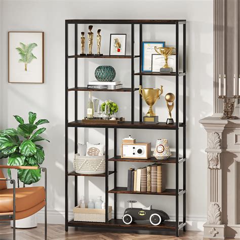 Tribesigns 9-Tier Tall Bookcase with Open Shelves, | Ubuy India