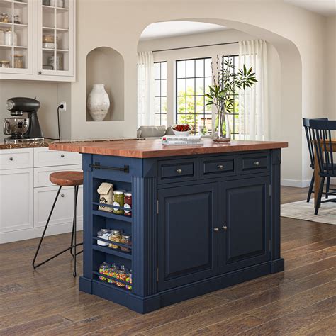 Log Kitchen Island Solid Wood Kitchen Islands, Bartops,Counters