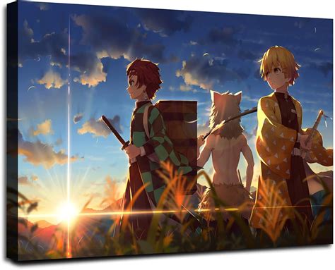 Demon Slayer Japanese Anime Wall Decor Poster - India | Ubuy