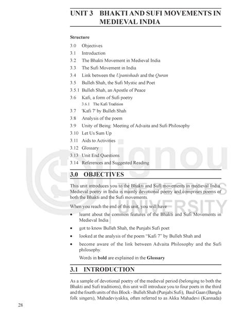 B-1U-3 - Bhakti Movement - Plurality and Cultural Diversity UNIT 3 ...