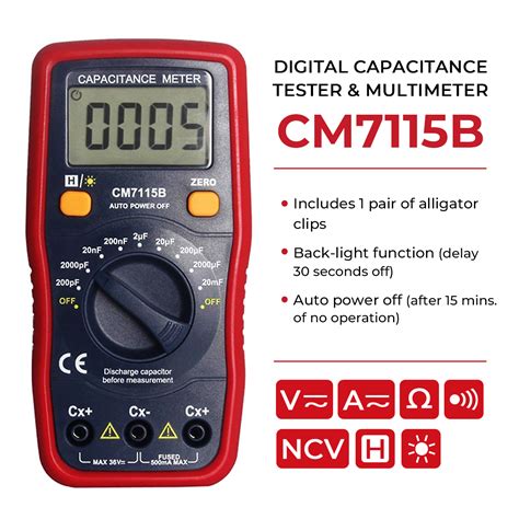Image result for Digital Capacitance Multimeter