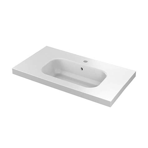 Randalco Smug 32-in Akron Oak Wood Looking Single Sink Bathroom Vanity ...