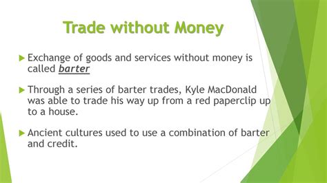 Barter Money. Examples 的图像结果