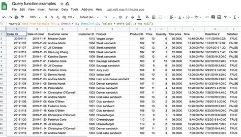 Image result for Query Google Sheets Tutorial