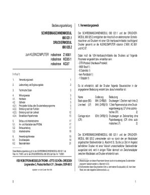 Ausfüllbar Online Robotron KC 87 Fax Email Drucken - pdfFiller
