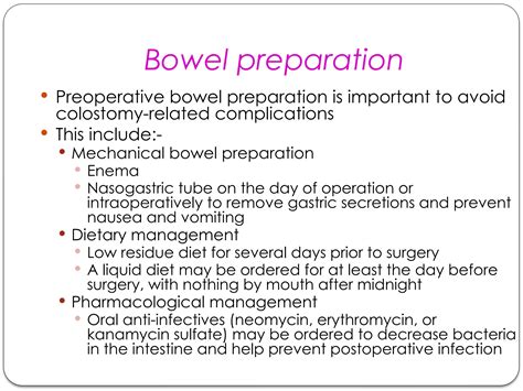 surgery COLOSTOMY GENERAL SURGERY PPT... | PPTX - when to avoid an enema