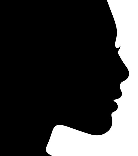 Side Profile Face Silhouette