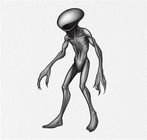 Image result for Alien Drawing Easy Full Body