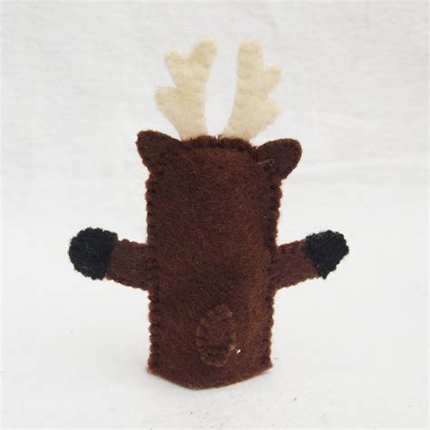 Buy Deer Felt Finger Puppet Animal Puppet Storytime Puppet Online in ...