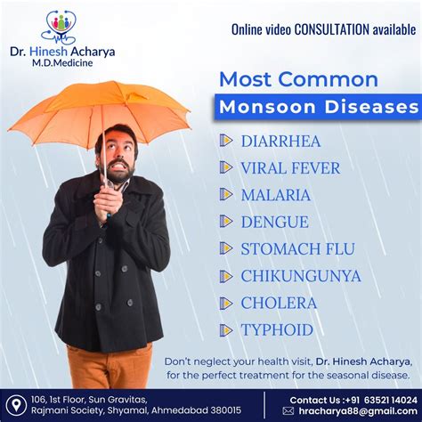 Beware the Monsoon Misery | Viral fever, Stomach flu, Disease