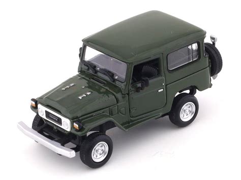 Toyota Land Cruiser FJ40 Green 1:64 Hobby Fans diecast scale model car ...