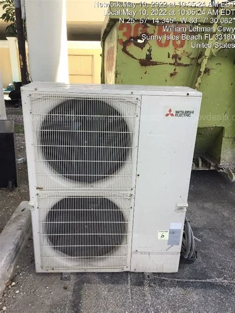 AC SPLIT UNITS (2)/CONDENSER - MITSUBISHI ELECTRIC UNIT # 6 (2 TON ...