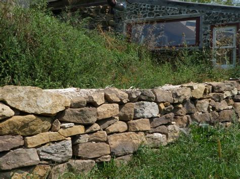 Retaining Wall Dry Stack Sandstone