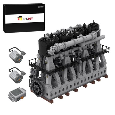 Liyugen 6584 Pcs Titanic Building Blocks Set,1/22 Scale Reciprocating ...