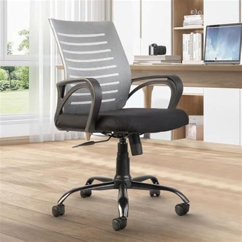 Mrc Mono Mid Back Mesh Ergonomic Work from Home Office Desk Chair,Study ...