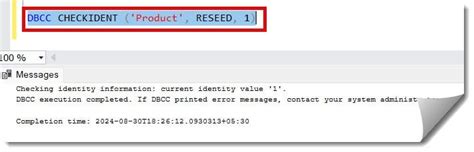 How to Reset ID Column in SQL 的图像结果